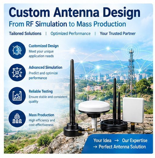 The Journey of Custom Antenna Design Custom Antenna Design from RF Simulation to Mass Production