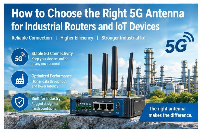 Key Factors for 5G Antenna Selection in Industrial IoT 5G antenna selection factors